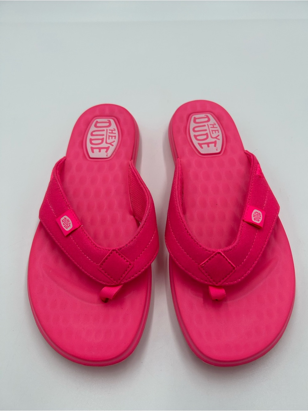 Hey Dude Hot Pink Flip-Flop Sandals 9